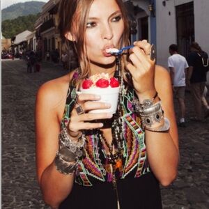 For Love and Lemons San Pedro Halter Maxi Dress